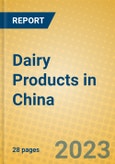 Dairy Products in China- Product Image