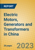 Electric Motors, Generators and Transformers in China- Product Image