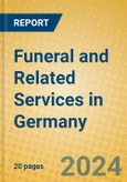 Funeral and Related Services in Germany- Product Image