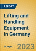 Lifting and Handling Equipment in Germany- Product Image