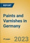 Paints and Varnishes in Germany - Product Image