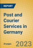 Post and Courier Services in Germany- Product Image