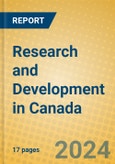 Research and Development in Canada- Product Image