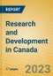 Research and Development in Canada - Product Image