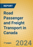 Road Passenger and Freight Transport in Canada- Product Image