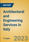Architectural and Engineering Services in Italy- Product Image