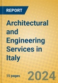 Architectural and Engineering Services in Italy- Product Image