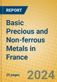 Basic Precious and Non-ferrous Metals in France- Product Image