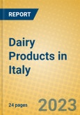Dairy Products in Italy- Product Image