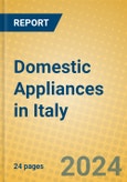 Domestic Appliances in Italy- Product Image