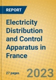Electricity Distribution and Control Apparatus in France- Product Image