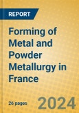 Forming of Metal and Powder Metallurgy in France- Product Image