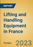 Lifting and Handling Equipment in France- Product Image