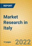 Market Research in Italy- Product Image