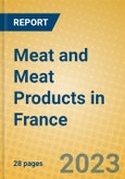 Meat and Meat Products in France- Product Image