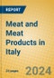 Meat and Meat Products in Italy - Product Image