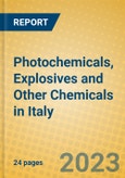 Photochemicals, Explosives and Other Chemicals in Italy- Product Image