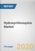 Hydroxychloroquine Market by Product type, Distribution Channel, and Disease: Global Opportunity Analysis and Industry Forecast, 2020-2027- Product Image