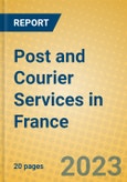 Post and Courier Services in France- Product Image