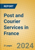 Post and Courier Services in France- Product Image