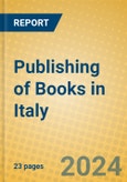 Publishing of Books in Italy- Product Image