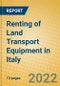 Renting of Land Transport Equipment in Italy - Product Thumbnail Image