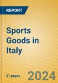 Sports Goods in Italy- Product Image