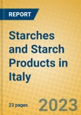 Starches and Starch Products in Italy- Product Image