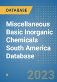 Miscellaneous Basic Inorganic Chemicals South America Database- Product Image