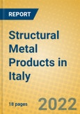 Structural Metal Products in Italy- Product Image