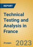Technical Testing and Analysis in France- Product Image