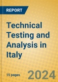 Technical Testing and Analysis in Italy- Product Image