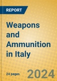 Weapons and Ammunition in Italy- Product Image