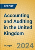 Accounting and Auditing in the United Kingdom: ISIC 7412- Product Image