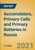 Accumulators, Primary Cells and Primary Batteries in Russia- Product Image
