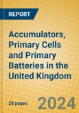 Accumulators, Primary Cells and Primary Batteries in the United Kingdom: ISIC 314- Product Image