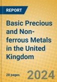 Basic Precious and Non-ferrous Metals in the United Kingdom: ISIC 272- Product Image