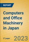 Computers and Office Machinery in Japan- Product Image