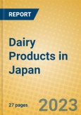 Dairy Products in Japan- Product Image