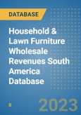 Household & Lawn Furniture Wholesale Revenues South America Database- Product Image