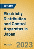 Electricity Distribution and Control Apparatus in Japan- Product Image