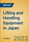 Lifting and Handling Equipment in Japan- Product Image