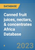 Canned fruit juices, nectars, & concentrates Africa Database- Product Image