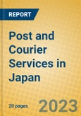 Post and Courier Services in Japan- Product Image