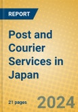 Post and Courier Services in Japan- Product Image