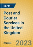 Post and Courier Services in the United Kingdom: ISIC 641- Product Image