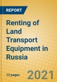 Renting of Land Transport Equipment in Russia- Product Image