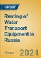 Renting of Water Transport Equipment in Russia - Product Thumbnail Image