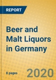 Beer and Malt Liquors in Germany- Product Image