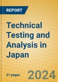 Technical Testing and Analysis in Japan- Product Image